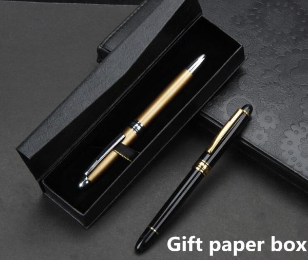 high quality metal ball pen with customized logo promotional metal roller pen with pen box