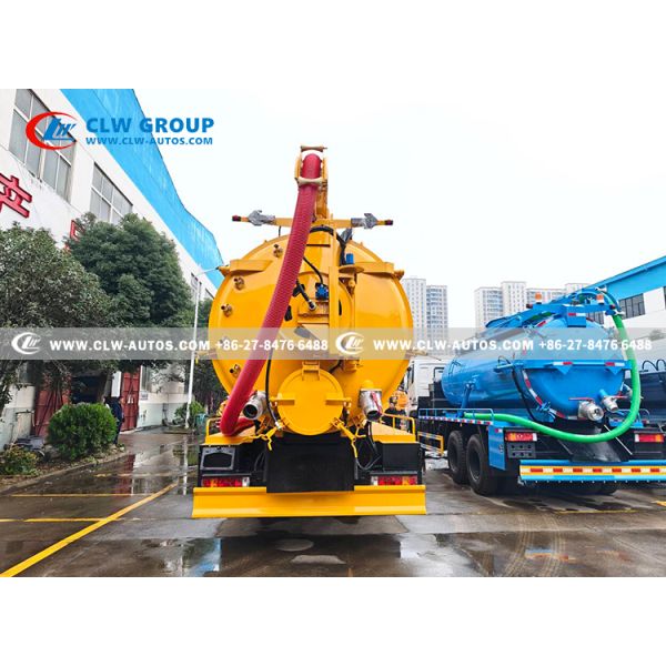 FOTON 8x4 Heavy-Duty Combination Sewer Cleaning & Vacuum Truck with High-Pressure Jetting and High-Efficiency Vacuum System