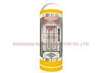 Group Control Panoramic Elevator Small Machine Room Elevator Center Opening Door