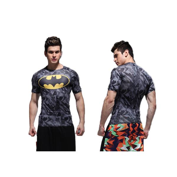 Sportides Men's Breathable Youth Sports Apparel Quick Dry L Size Short Sleeve Running Tees