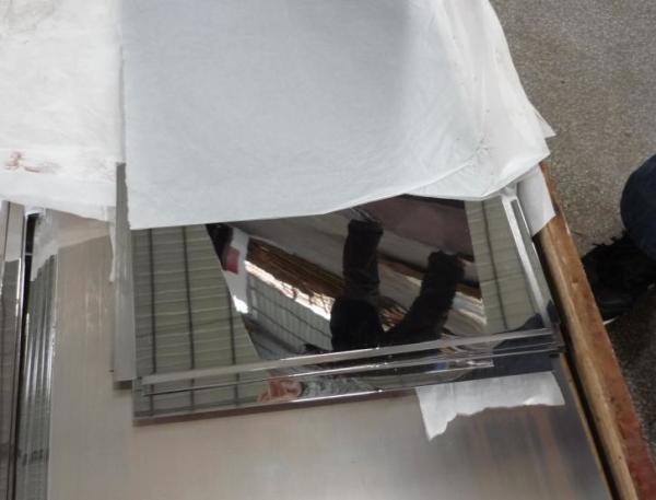 supply no.8 mirror 304 stainless steel sheet metal flat sheet 1219x2438mm