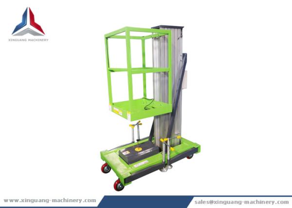 Single Post Hydraulic Aluminum Lift Table with 8m Platform Height
