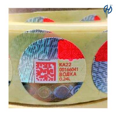 Etiqueta falsa Customzied da caixa do álcool do cigarro do cigarro a anti dá forma à cor do tamanho