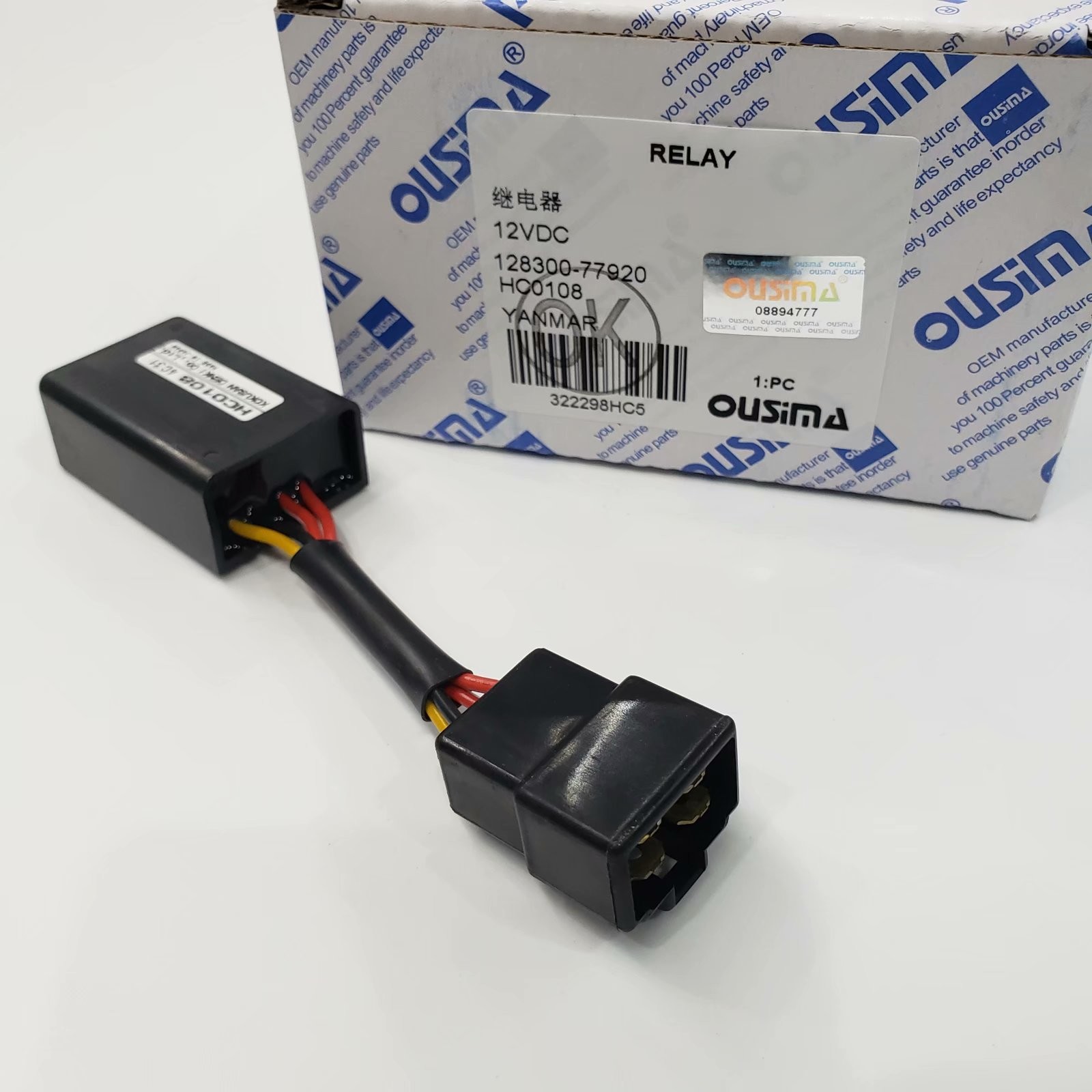 Реле таймера свечи накаливания OUSIMA 128300-77920 HC0108 12V на YAMMAR 12830077920