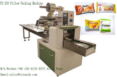 Máquina de embalagem de sacos multi-pacoteados para doces Croissant Muffin Cup Máquina de embalagem de bolo Hi-Tech Easy Operate PD320G