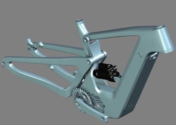 29 Full Suspension Carbon Ebike Frame Electric Bicycle Frame Bafang Disc Brake