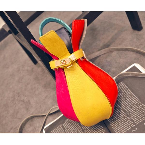 2016 street fashion vase Backpack new female fashion color of spring