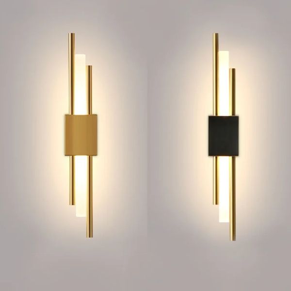 Luxury Wall Lamp Bedside Background Lamp Home Decoration Modern Led strip Crystal mirror headlights(WH-MR-84)