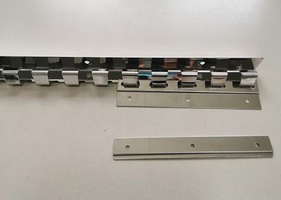 Hook On Hanging System Metal Stamping Parts For Pvc Strip Curtains