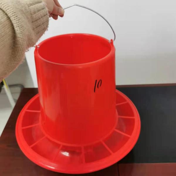 Manual Plastic 10kg Poultry Chicken Feeder For Chicken House