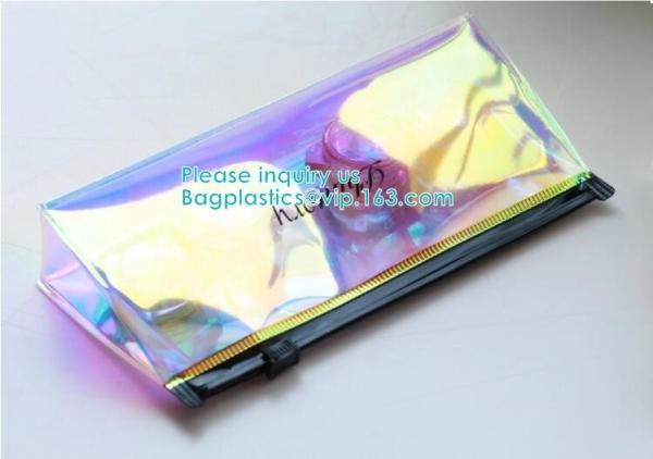 Zip lockk plastic waterproof bag for swimsuit, slider zipper pvc pouch Zip lockk bag, facial mask bag custom retail bags cus
