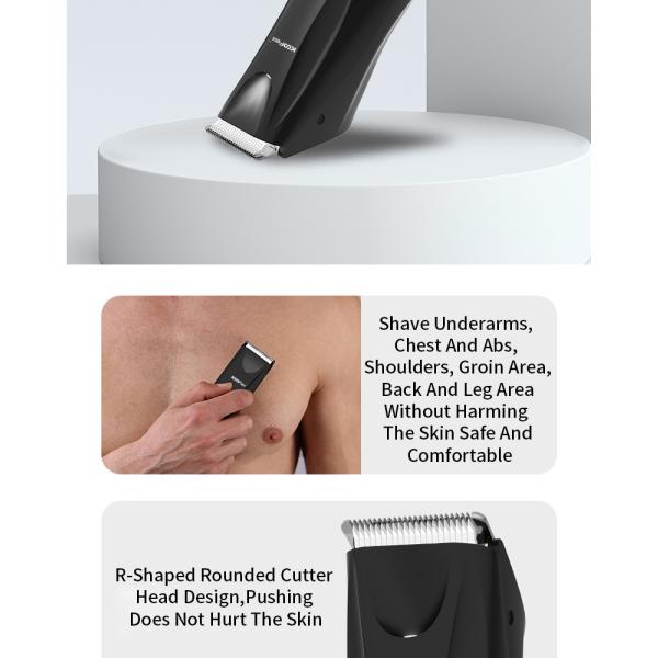Waterproof Wet Dry Groin Hair Trimmer Body Shaver Groomer