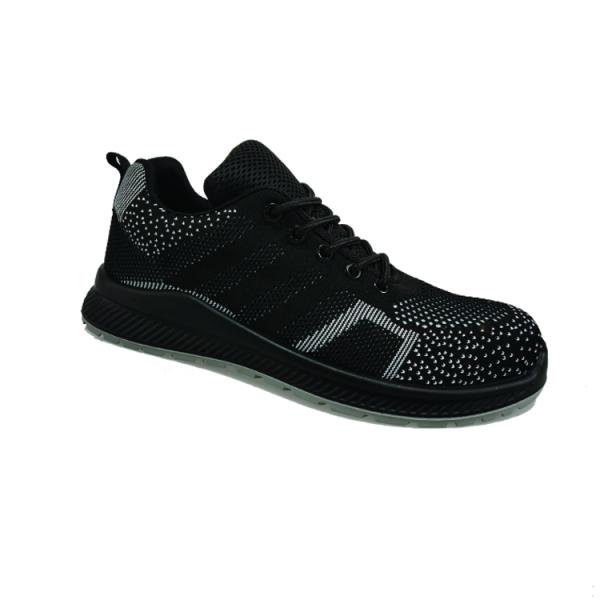 SJ Kevlar Midsole Fly Knit Safety Shoes With Lace Up Closure And Anti-Slip Function Work Shoes