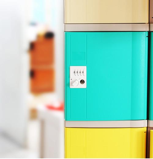 Vandal Resistant Employee Storage Lockers Two Tier Lockers For Office / School