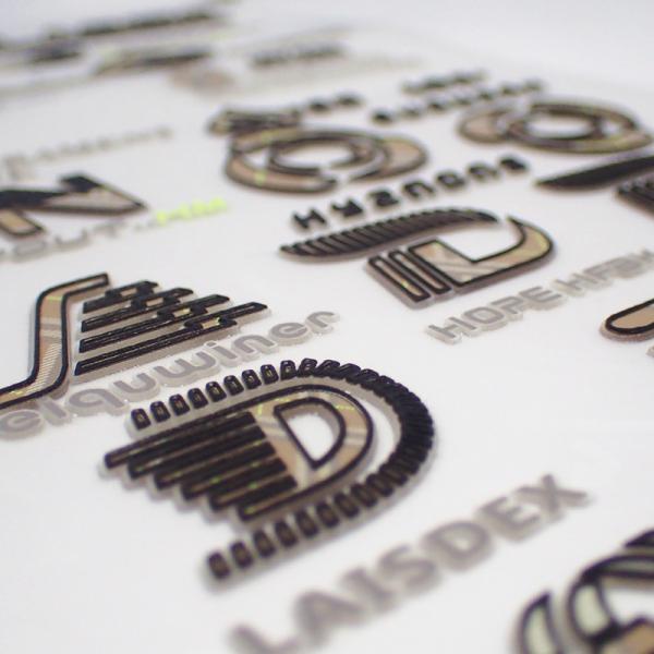 Логотип ярлыка передачи тепла силикона одежды 3D изготовленный на заказ для различных мест