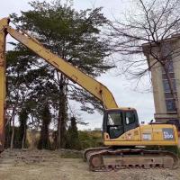 Powerful Used Komatsu PC200-7 Excavator With 18m Long Reach Arm For Heavy Construction