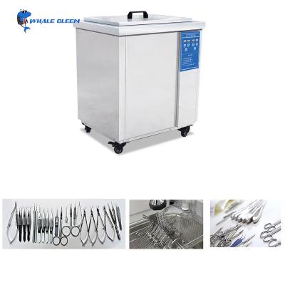 Líquido de limpeza ultrassônico médico 38L da fase monofásica com poder 1.5KW de aquecimento