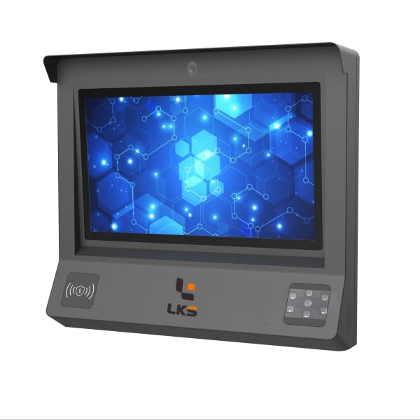21.5-inch Wall-Mounted Access Control System Video Intercom & Barrier Gate Control Kiosk