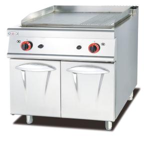 A chapa para assar ocidental do gás do equipamento da cozinha com armário 1/3