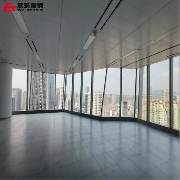 High light corrosion resistance Q355B custom steel structure office building construction
