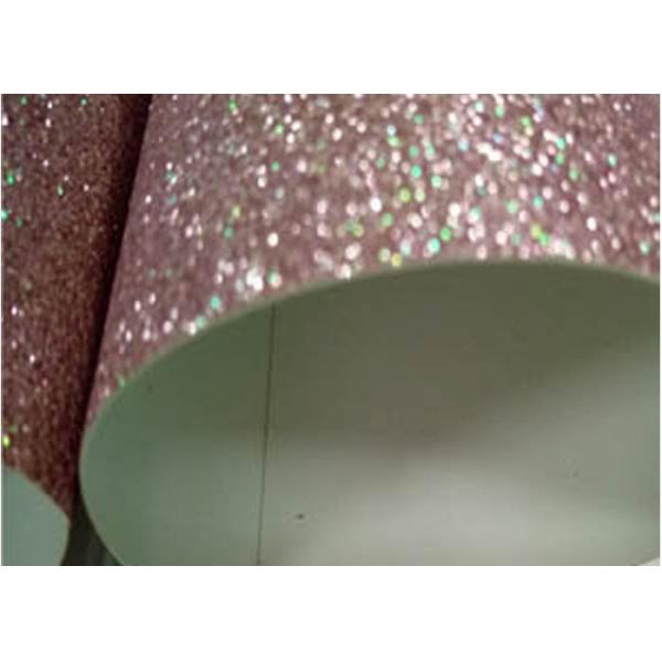 Decorating Rose Gold Glitter Paper , Shinning Craft Glitter Paper Sheets