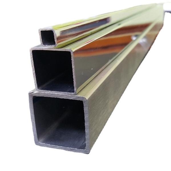 SS202 Stainless Steel Pipe Tube AiSi 50 X 50 Stainless Steel Box Section Chemical