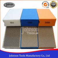 Resin / Electroplated Diamond Hand Polishing Pad , Diamond Hand Pad 90x55mm