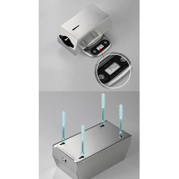 Commercial Stainless Steel Toilet Paper Dispenser Brushed Nickel Polished Chrome Finish