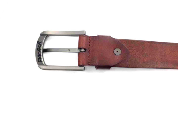 Mens Crocodile Embossed Leather Belt  ,  Classic Dress Belt With Single Prong Buckle