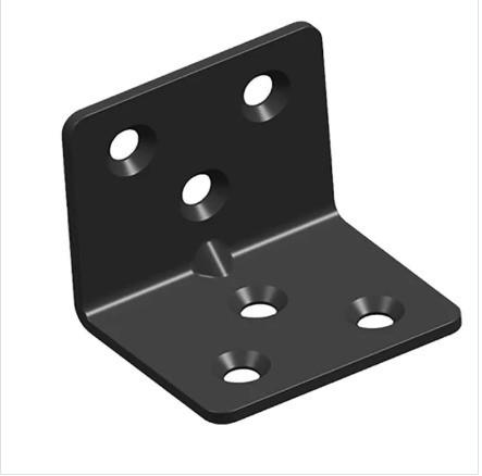 L Shaped Bracket Anodized Electroplating Bubble Pack Individually Power Coating Polishing