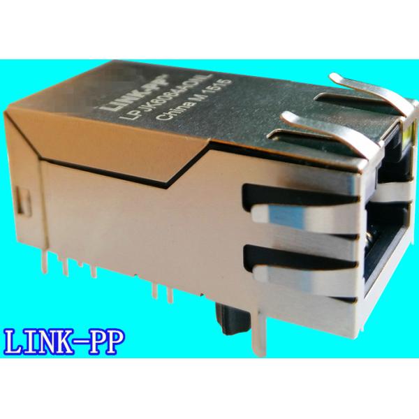 LPJK6064AONL 1000Base-T POE RJ45のコネクター ギガビットのイーサネット ソケット