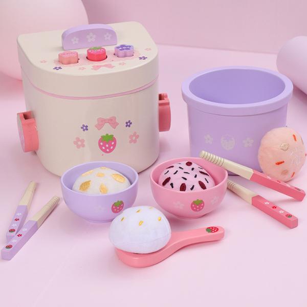 Wooden Rice Cooker Toy For Kids Early Education