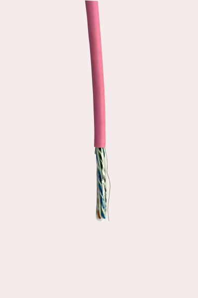Communication Cat6a UTP Cable , Network 23 AWG 4 Pair CMP Lan Cable