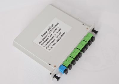 Divisor Singlemode da fibra ótica do conector do SC com a caixa pequena plástica