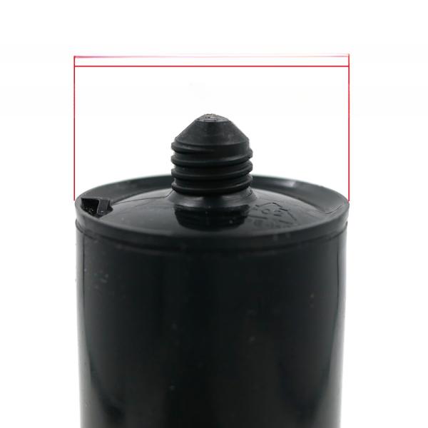 310ml Black Empty Plastic Caulk Tube Cartridge Tube with Nozzle and Plunger
