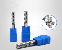 Processamento de cobre de alumínio Espiral Carbide End Mill HRC55 3 flauta de corte longo