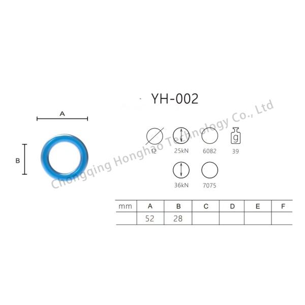 Small Round Ring Aluminum Alloy Aerial Yoga Hammock for Indoor and Outdoor Training