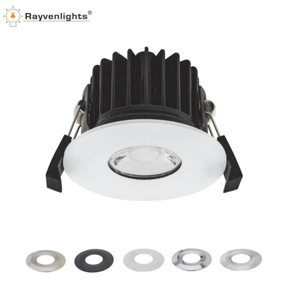 Ip65 Warm White Daylight Driverless Fire Rated LED Downlights Dimmable 6W 10W 12w 13w 15w