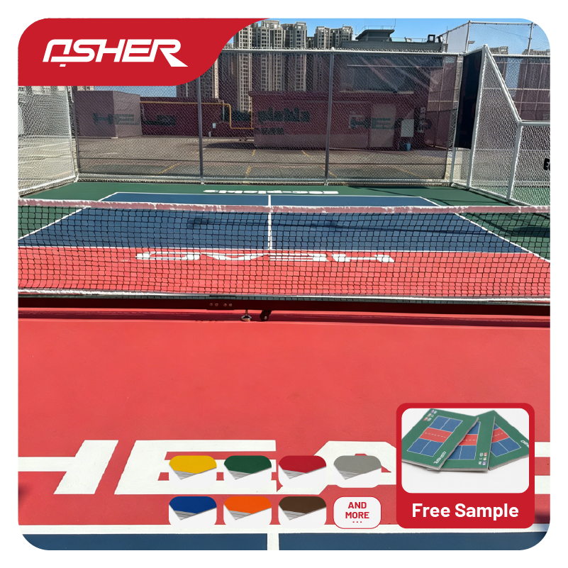 Acrylic Court Coating Hard Sports Surface Material for Outdoor Multi Sport Courts Contractor Project Supply