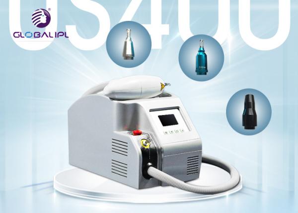 Sapphire / Ruby Q Switched ND YAG Laser Tattoo Removal Machine 1400mj , 1064nm / 532nm