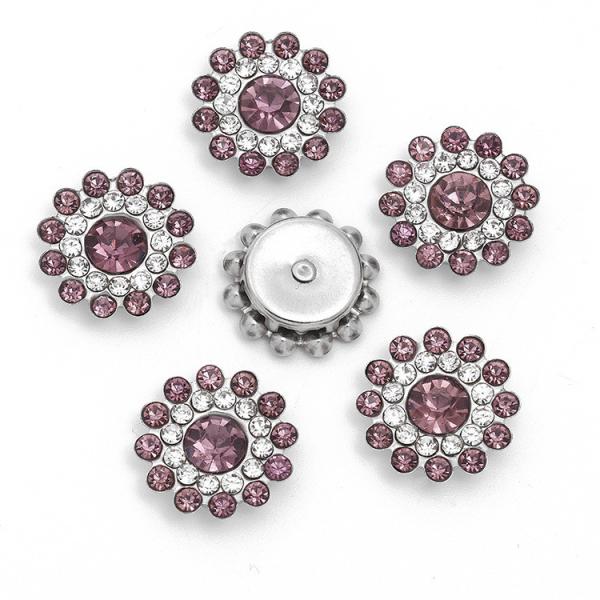Accessory China Wholesale Rhinestone Pearl Diamond Crystal Metal Button For Garment Hair Bow Center