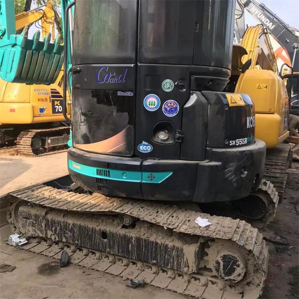 1850 Working Hours KOBELCO SK55 Crawler Excavator Digger For Construction Machinery