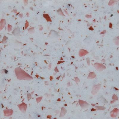 Durable Sparkle Quartz Countertops , Quartz Kitchen Top Polished / Honed Surface