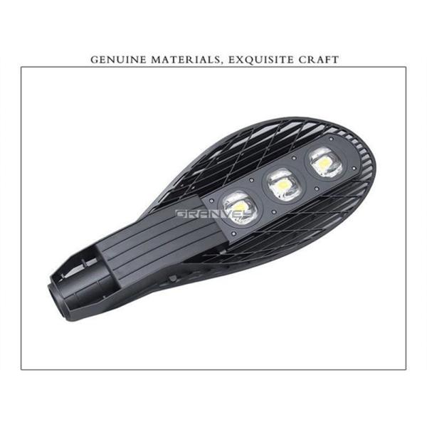 Black / Grey Housing Led Street Lamp 3pcs Bridgelux Epistar Chip For 60mm Pole