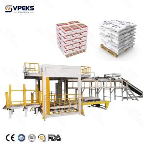 800-1200 Bags/Hour High Level Palletizer 1300-1800mm Palletizing Height