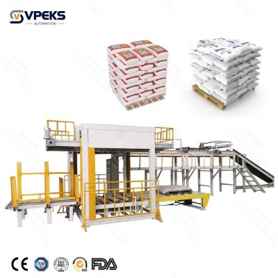 800-1200 Bags/Hour High Level Palletizer 1300-1800mm Palletizing Height
