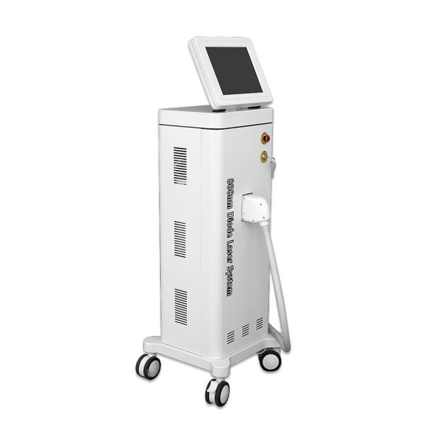 Máquina de remoção de cabelo de diodo laser de 808nm, indolor para todo o corpo, para cabelo loiro