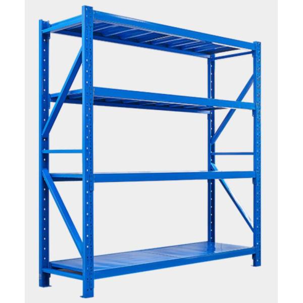 Manufacturing Plant Light Duty Steel Shelving 200kg Per Layer Powder Coated