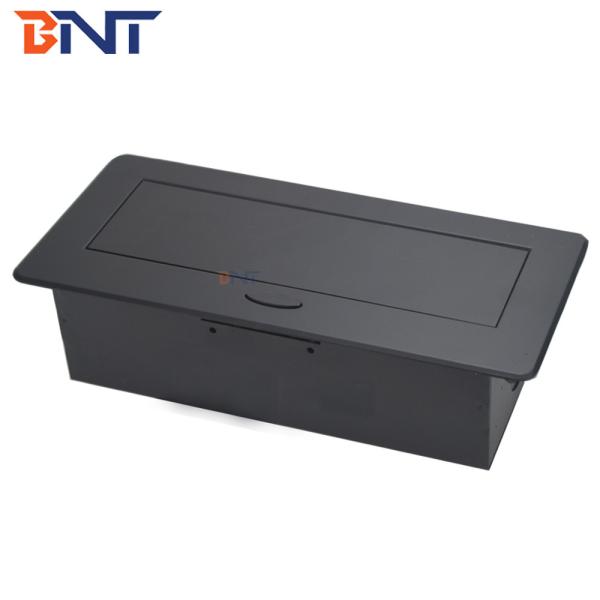 Hidden into office table high quality table top socket box with power data connectors