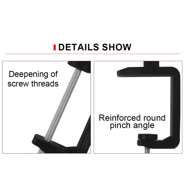 V Slot Workbench Jewelers Bench Clamp 2.35mm Handle Diameter